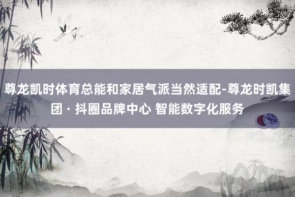 尊龙凯时体育总能和家居气派当然适配-尊龙时凯集团 · 抖圈品牌中心 智能数字化服务